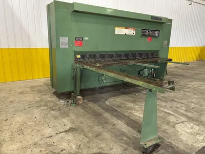 10' X 3/8" CINCINNATI MODEL #375X10 HYDRAULIC SHEAR: STOCK #22818