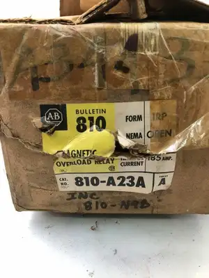 Allen-Bradley 810-A23A Series A Inverse Time Magnetic Overload Relay 185A -NIB