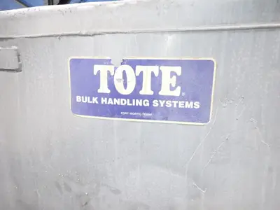 Tote 42" X 46" X 58" Id Aluminum Hopper