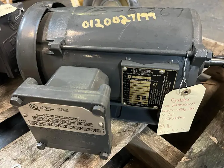 Used BALDOR M7002A Motors (misc) | Surplus Asset Holdings #1204645