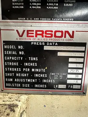 USED VERSON S2-300-120-48T