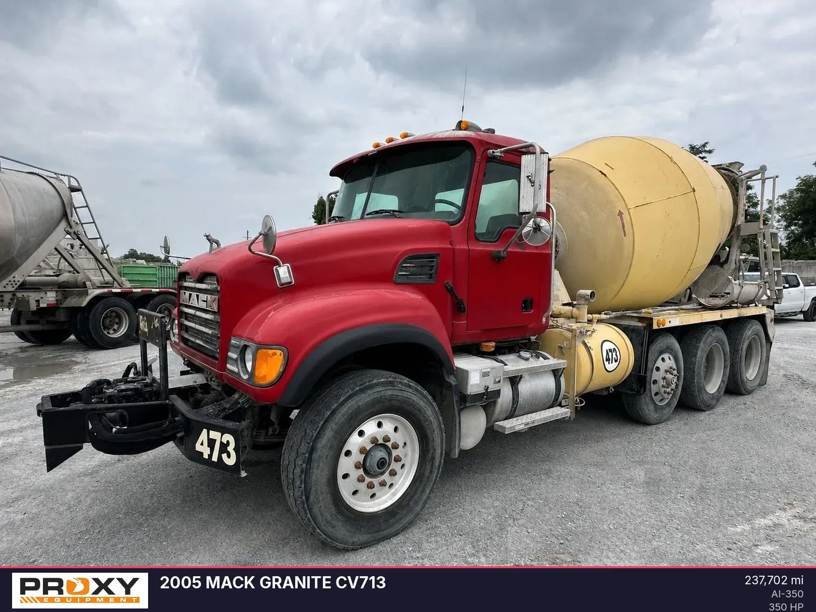 Used 2005 MACK GRANITE CV713 Concrete Mixer Trucks Delaware US | Proxy Equipment #1388926