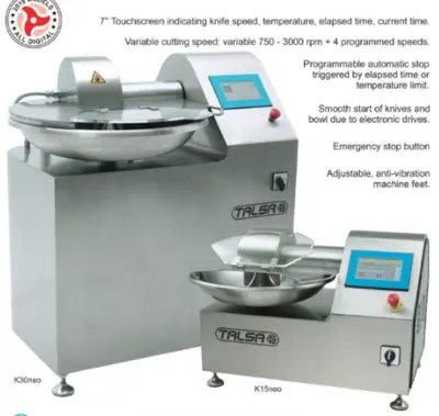Talsa Model K30neo Bowl Cutter