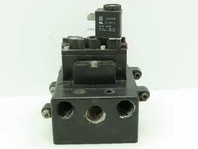 A239SS-120-A ARO Pneumatic Solenoid Air Control Valve Manifold Block 3/8" 120V