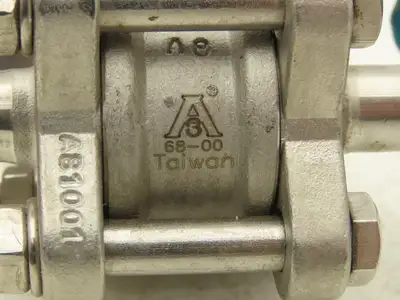 VNE 1/2"-316 1/2" Stainless Steel Sanitary Tri-Clamp Ball Valve 1000WOG Lot of 2