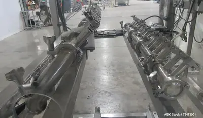 Used Inline Filling Systems 14-Head Automatic Inline Pressure Filler