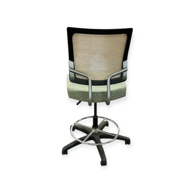 Sit-On-It Drafting Stool Green Seat