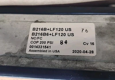 USED Belimo B216B+LF120 US
