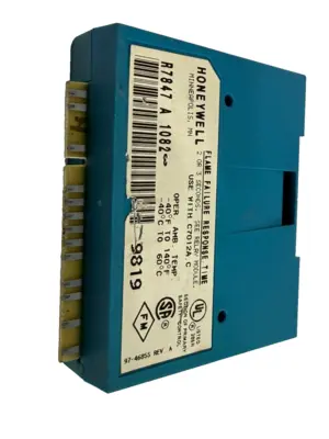 USED HONEYWELL R7847A1082 RECTIFICATION FLAME AMPLIFIER