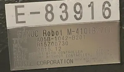 Used 2016 FANUC M-410IB/700 Robots Michigan US | RAB Industries, Inc. #184127