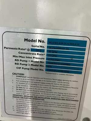 USED GENERAL ELECTRIC RO.E4H-43K-DLX.460.6.LE