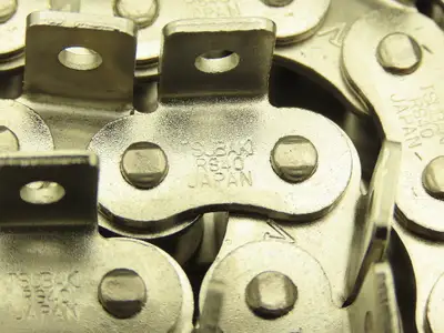 Tsubaki RS40 Chain Lambda Stainless Attachment 48" 55" Long 40 Size Lot of 3