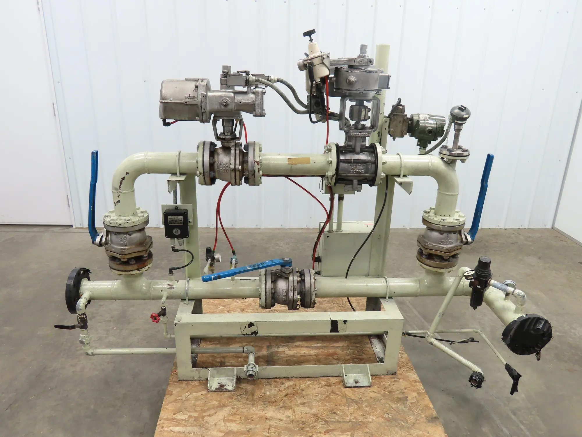 3" Flanged Pipe, Valve Control Station, Process Piping Bypass Valve