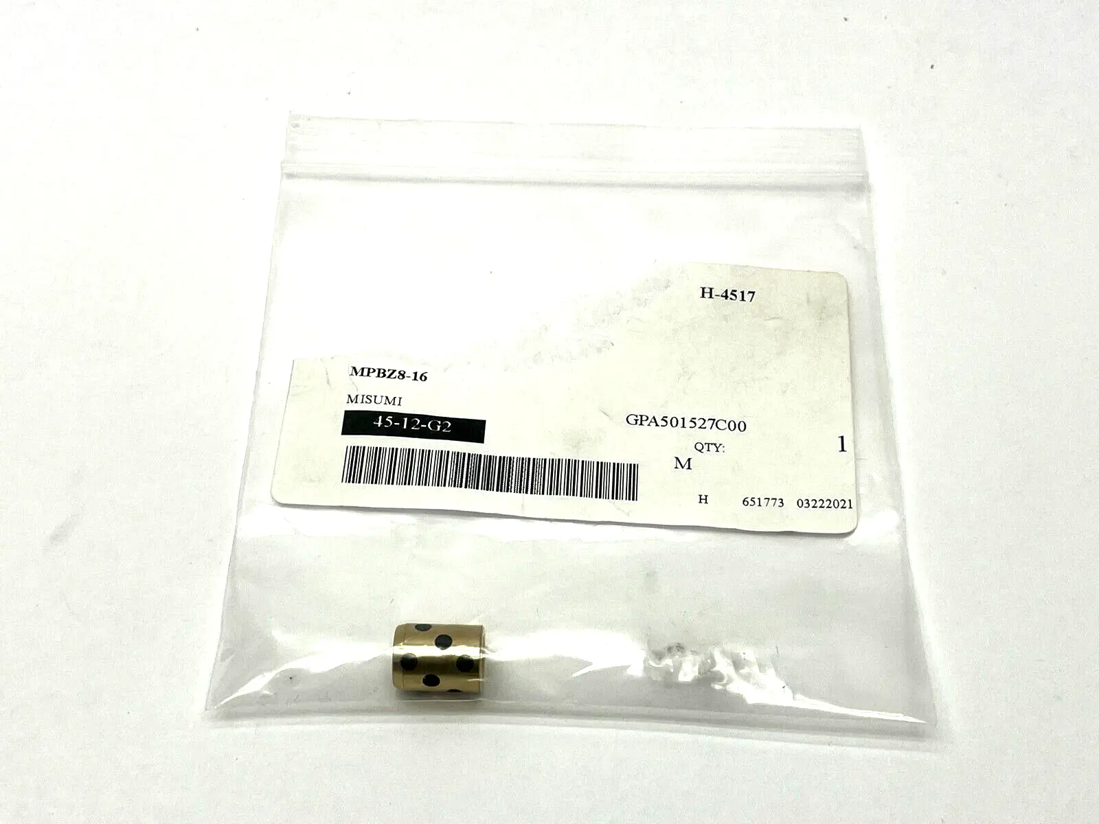 New | in-Stock MiSUMi MPBZ8-16 Bearings Michigan US | Maverick Industrial Sales #1396996