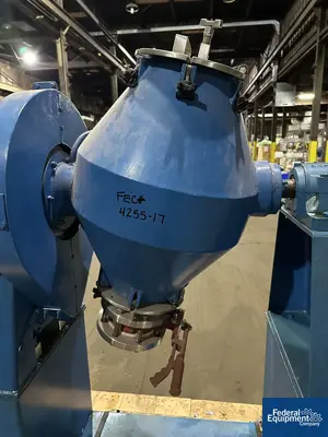 USED Baker Perkins 0.75 Cu Ft Baker Perkins Double Cone Vacuum Dryer, S/S