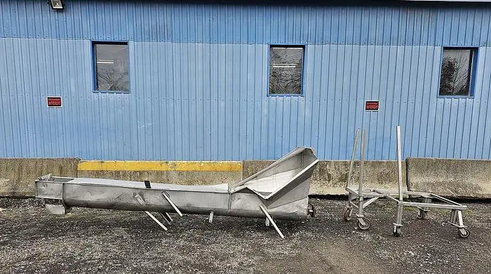 Used Screw Conveyor, 12" Diameter X 156'' Long 🔴 Liquidation Sale – All Offers Considered