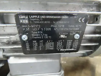 Copperhead ETS Engineering E2N Robot Welding Electrode Tip Dresser 2Hp 480V 3PH