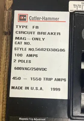 New | in-Stock CUTLER-HAMMER 5682D38G06 Miscellaneous Equipment (Electrical & Power) | Surplus Asset Holdings #1188263