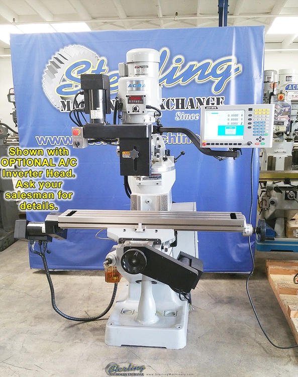 New | in-Stock ACRA LCM-50 MILLPWR 3AX Vertical Mills California US | Sterling Machinery Exchange #1466967