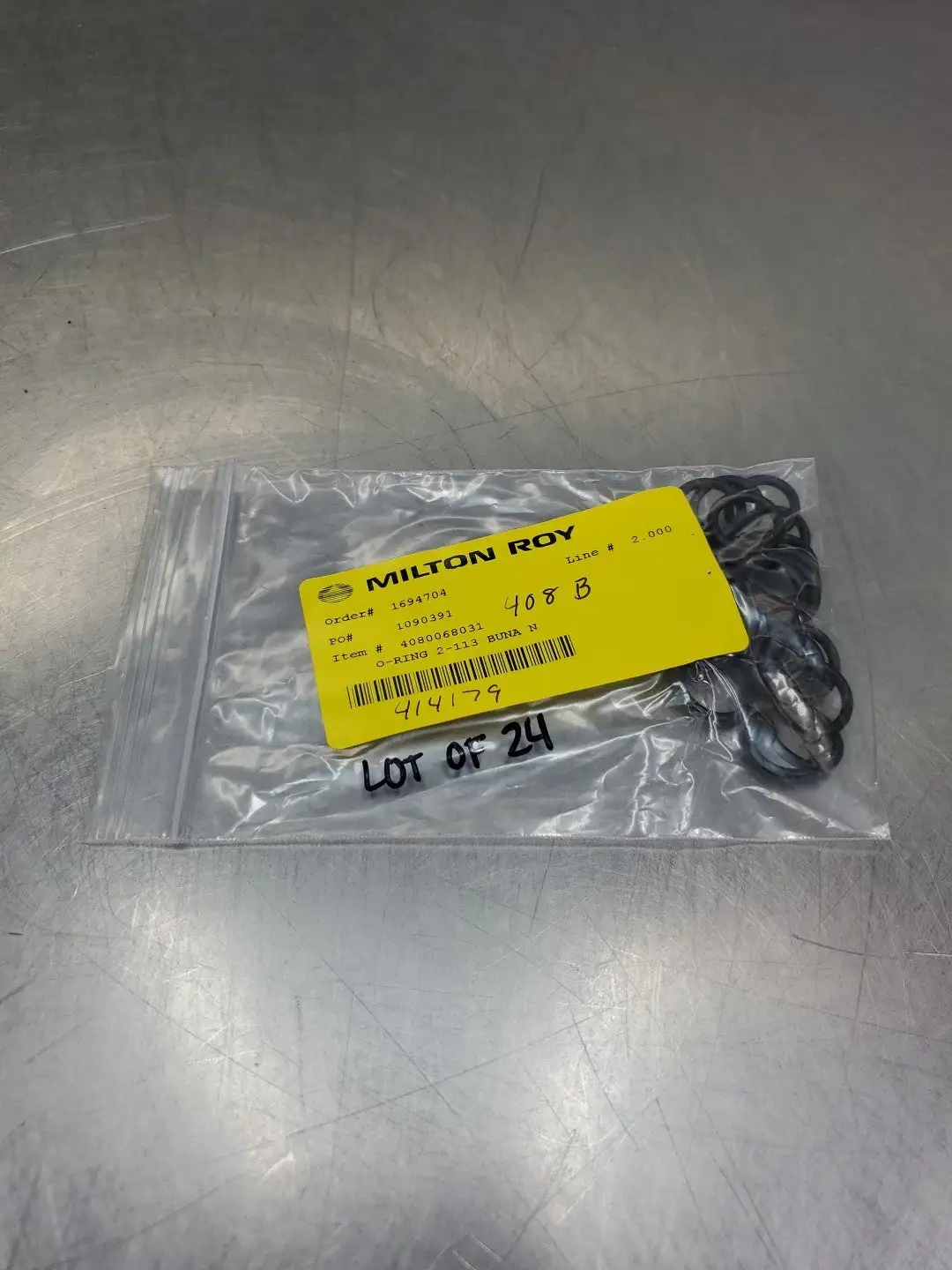 USED Milton Roy 4080068031 O-Ring, 2-113, Lot of 24