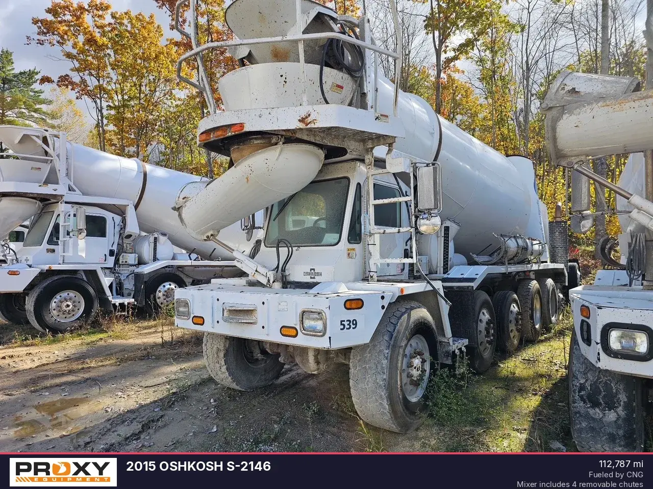 Used 2015 OSHKOSH S-2146 Concrete Mixer Trucks Michigan US | Proxy Equipment #1380174