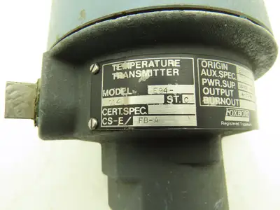 Foxboro E94-Q14L Temperature Transmitter 200-400°F 30VDC Haz Loc 4" Probe