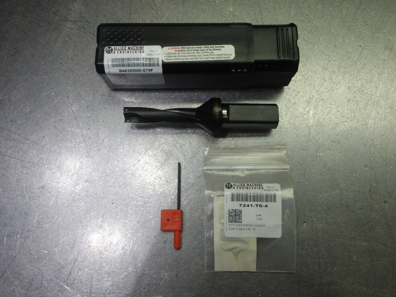 AMEC #03 4TEX 1/2" Coolant Thru Drill 3/4" Shank D4030500I-075F (LOC2708A)