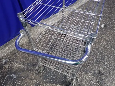 Uline 3 Shelves Wire Cart