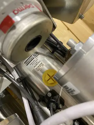 USED ATLAS COPCO SCA 80 CC DISPENSE METER ADKE-2K-0000-H, *NEEDS REPAIR