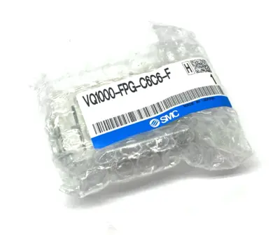 New | in-Stock SMC Perfect Check Block Valve VQ1000 Series Solenoid Valves Michigan US | Maverick Industrial Sales #1391453