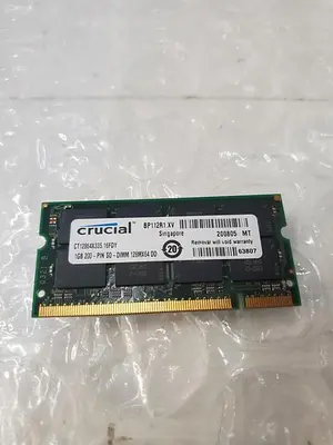 CRUCIAL CT12864X335.16FDY 1GB 200-PIN SODIMM MEMORY
