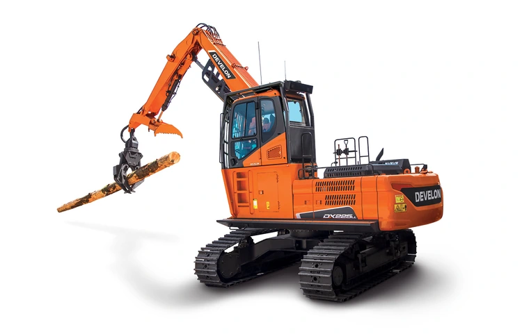 Used DEVELON DX225LL-5 Log Loader Indiana US | B&W Equipment Co. #1088642