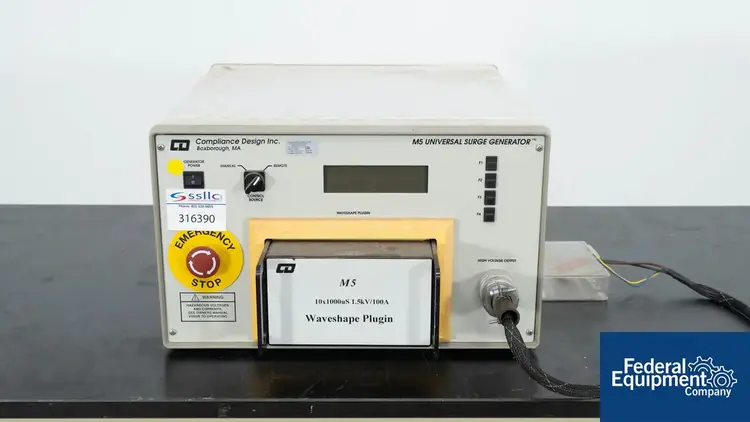 Used Compliance Design Compliance Design Universal Surge Generator, Model M5 Processing (misc) Rhode Island US | Federal Equipment Company #129290
