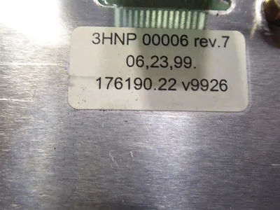 ABB 3HNP 00006 Teach Pendant Overlay / Keypad Assembly Rev. 7 Used