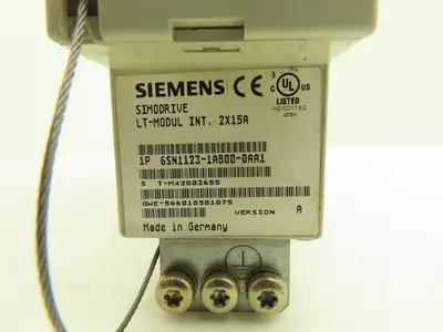 Siemens 6SN1123-1AB00-0AA1 Simodrive LT-Modul 2X15A Control Board Module Ver A