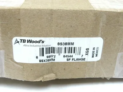 NEW TB WOODS 8S38MM 8SX38MM SF FLANGE