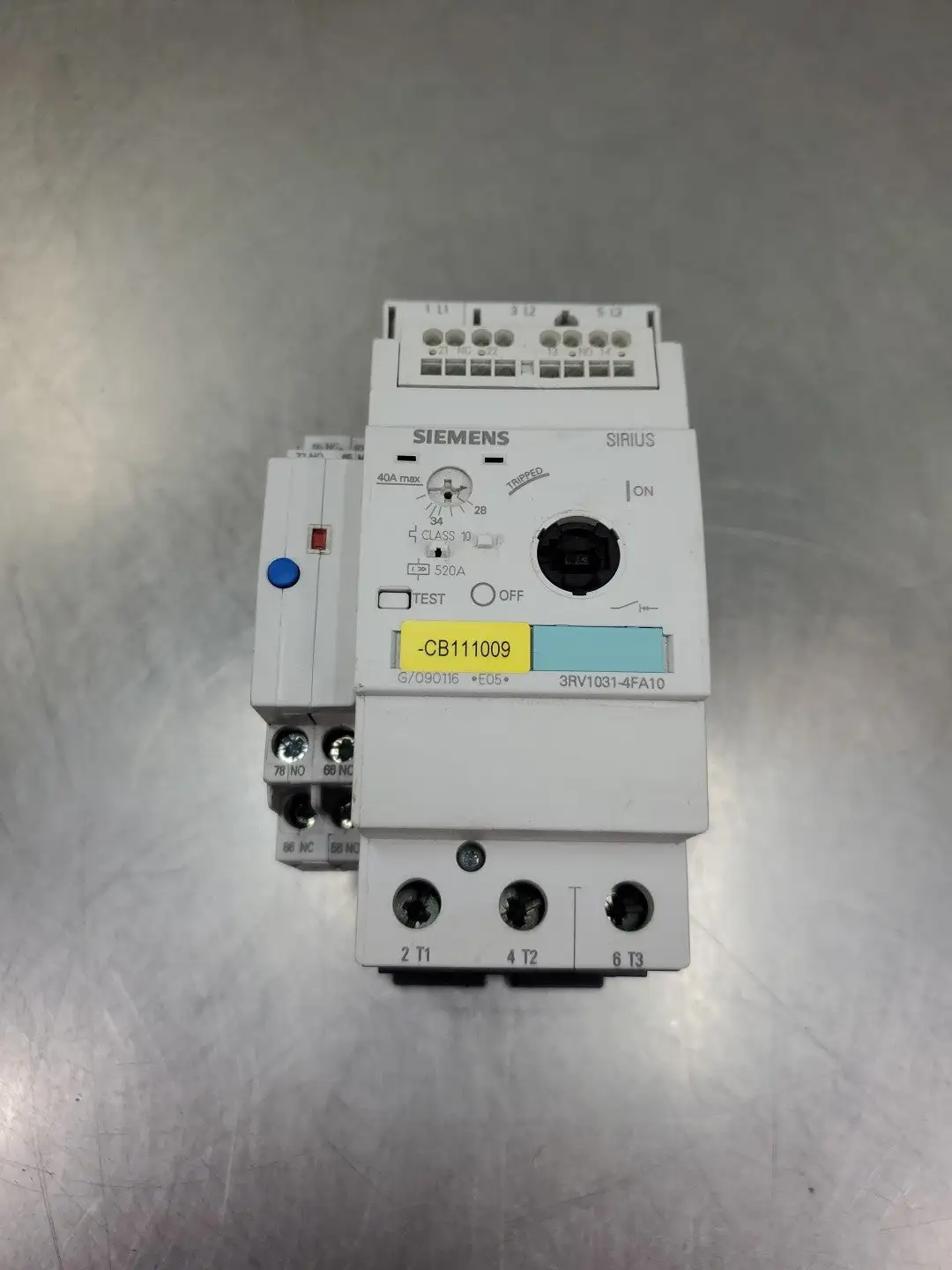 USED Siemens 3RV1031-4FA10 CIRCUIT BREAKER
