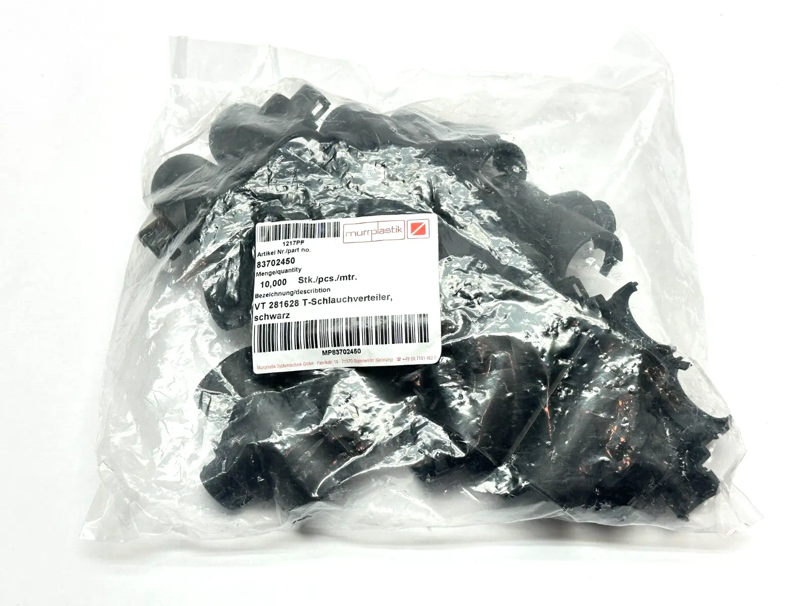 83702450 | Murrplastik  Conduit Distributor Fitting VT 281628 LOT OF 10 - New