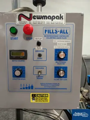 USED Kaps All Kaps-All Volumetric Piston Filler, Model VOL-32-8, 10 Nozzle