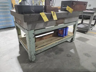 Granite Inspection Table; 60"x36"x36", Granite Thickness 10"