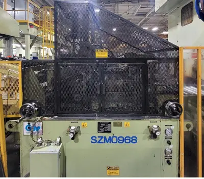 18” X .175”  X 8,000 LBS CWP MODEL #SFAC4-20 SPACE-SAVER AUTOMATIC DOUBLE END SERVO COIL FEED LINE: STOCK #22215