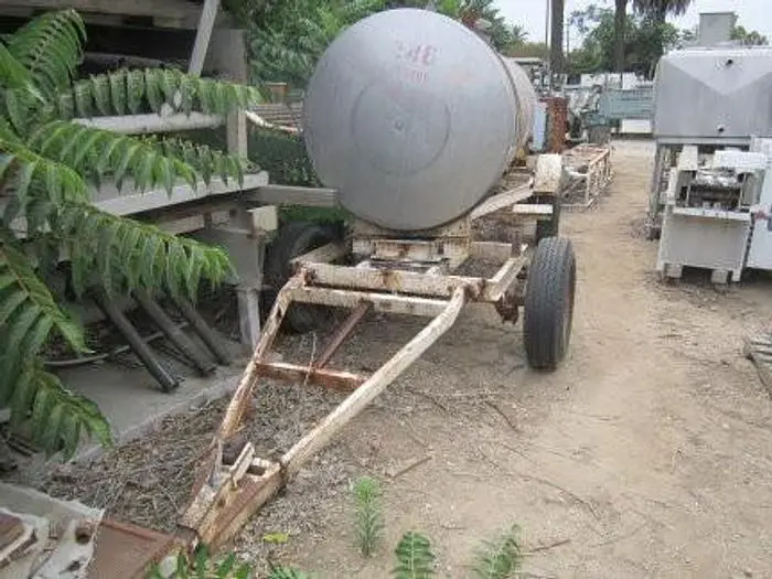 Tank, 950 Gallon, 316 Stainless Steel, 46" X 12', Horizontal, On Trailer #S744681