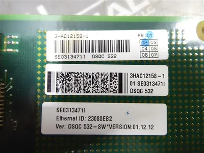 ABB DSQC 532 S4C+ I/O Processor Card 3HAC12158-1 Used