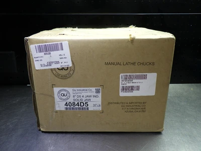 Qu Industrial Co. 8" D5 4 Jaw Independent Chuck 4084D5 (STK)