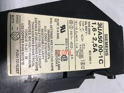 USED SIEMENS 3UA5000-1C