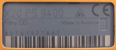 NEW B&R X20PS9400 POWER SUPPLY MODULE