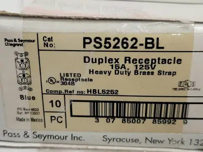 NEW PASS & SEYMOUR PS5262-BL
