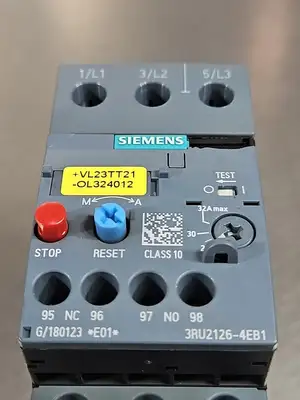 Siemens 3RU2126-4EB1 Overload Relay (LOT OF 2) Loc4D18