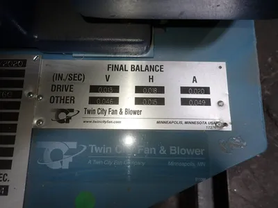 USED 2020 TWIN CITY FAN & BLOWER 300 EPLFN SW CL3 ARR4