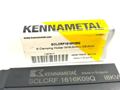 USED KENAMETAL SCREW-ON SCLC-F 95° TOOLHOLDER SCLCRF1616K09Q CUT OFF END